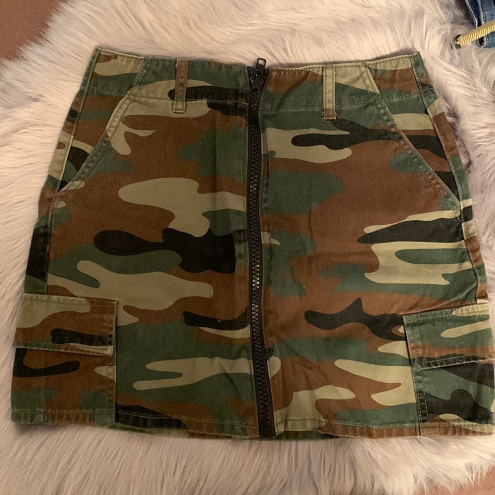 Camouflage skirt